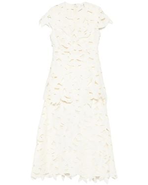 Jonathan Simkhai Laser-Cut Midi Dress - White