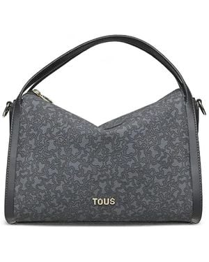 Tous Leather Tote Bag - Blue