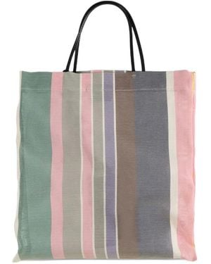 The Row Bolso Shopper Barn Mini A Rayas - Gris