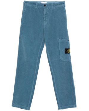 Stone Island Corduroy Pocket Trousers - Blue