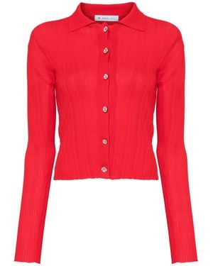 Manuel Ritz Ribbed Top - Red