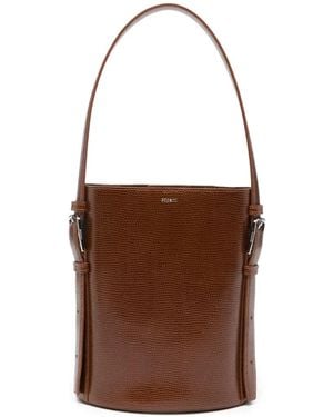 Coperni Bolso De Hombro Con Efecto De Piel De Lagarto - Marrón