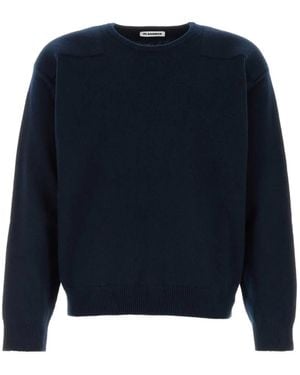 Jil Sander Crew-Neck Jumper - Blue