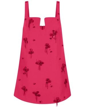 Acler Rex Mini Dress - Pink