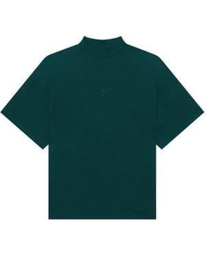 PLACE OF ELMS Mock-Neck T-Shirt - Green