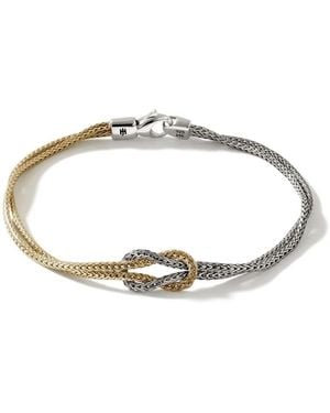 John Hardy 14Kt And Manah 1.8Mm Double-Row Bracelet - Metallic