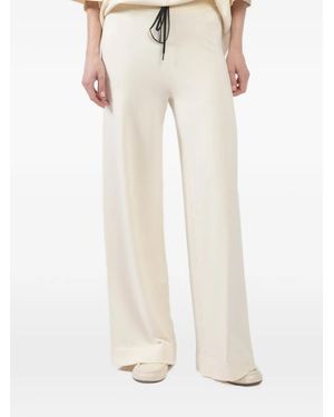 Isabel Benenato Knit Trousers - White