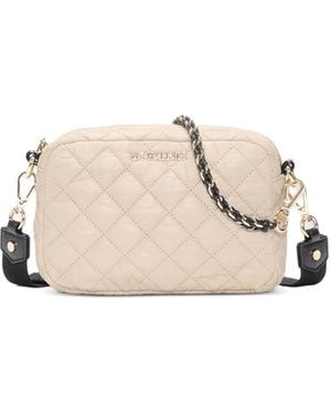 MZ Wallace Crosby Quilted Crossbody Bag - Natural