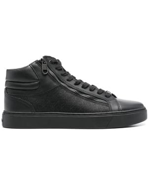 Calvin Klein Leather Trainers - Black