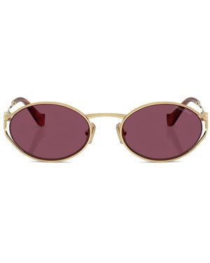 Miu Miu Round-Frame Sunglasses - Pink