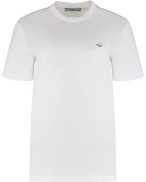 Prada Logo T-Shirt - Weiß