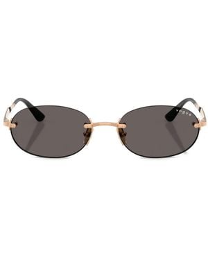Vogue Eyewear Oval-Frame Sunglasses - Gray
