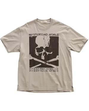 Mastermind Japan Round-Neck T-Shirt - Grey