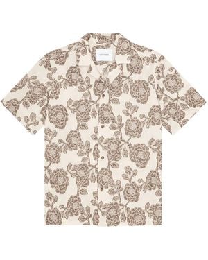 Les Deux Floral-Pattern Shirt - White