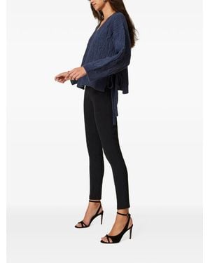 Twinset Wool Blend Jumper With Ties - Blue