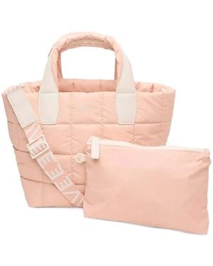 VEE COLLECTIVE Borsa Tote Porter Trapuntata - Rosa