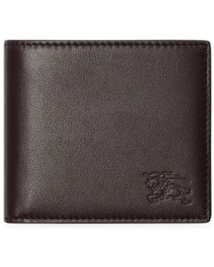 Burberry Pop Check Bifold Coin Wallet - Black