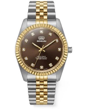 Richelieu Swiss Excellence Date 22Mm Watch - Metallic