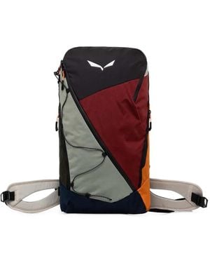 Salewa Puez Colour-Block Backpack - Red