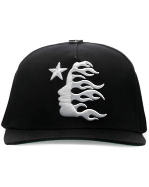 HELLSTAR Logo-Embroidered Baseball Cap - Black