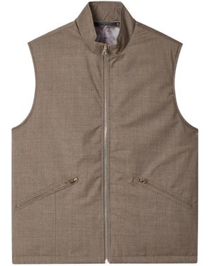 Paul Smith Zip Pocket Gilet - Brown