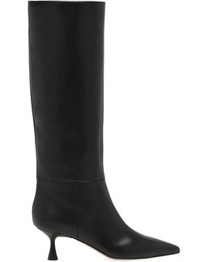 Gianvito Rossi 55mm Joyce Pointed-toe Boots - ブラック