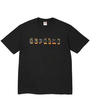 Supreme T-Shirt Con Logo - Nero