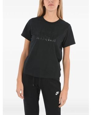 Converse Logo-Print T-Shirt - Black