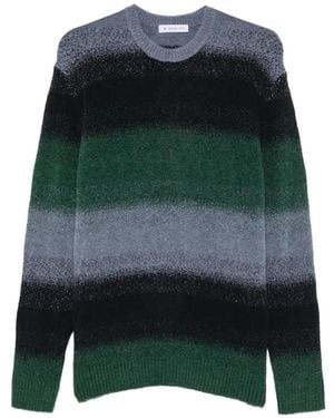 Manuel Ritz Pullover Mit Dégradé-Streifen - Grün