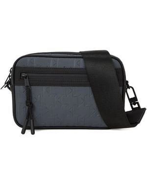 Karl Lagerfeld Kuriertasche Mit Monogramm - Schwarz