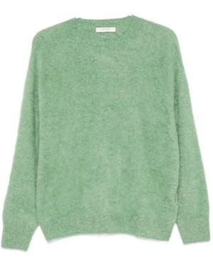 IVORY PARIS Cala Crew-Neck Knitted Sweater - Green