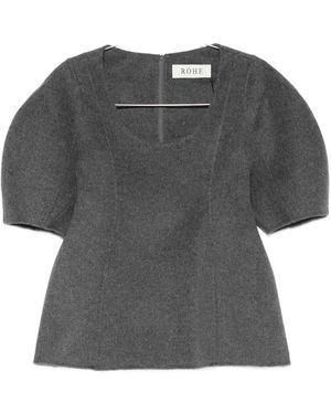 Rohe Cashmere-Blend Blouse - Grey
