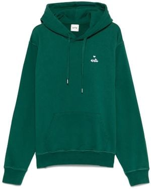 Arte' Heart-Logo Hoodie - Green