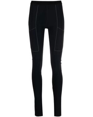 Coperni ストレッチ スリット レギンス - ブラック