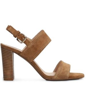 Roberto Festa Buckle-Fastening Suede Sandals - Brown