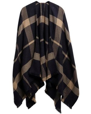 Barbour Bufanda Isabelle A Cuadros Tartán - Negro