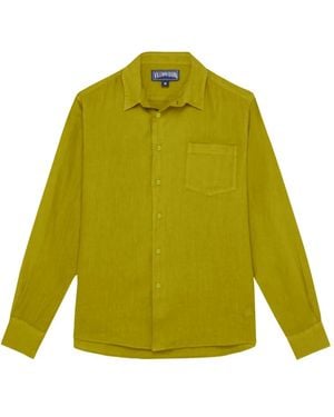 Vilebrequin Chest-Pocket Embroidered Shirt - Green