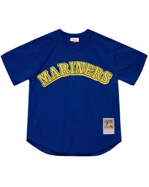 Mitchell & Ness Seattle Mariners 1991 Ken Griffey Jr Jersey - Blue
