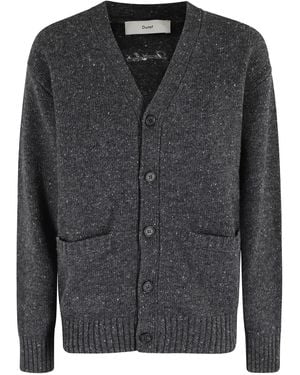DUNST Cardigan En Laine À Effet Moucheté - Noir