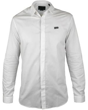 Philipp Plein Iconic Badge Shirt - Grey