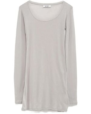 GIMAGUAS Bahmon Scoop-Neck Long-Sleeve Mini Dress - Grey