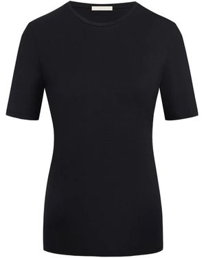 12 STOREEZ Crew-Neck T-Shirt - Black