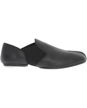 Maison Margiela Tabi Split-Toe Elastic-Gore Loafers - Gray