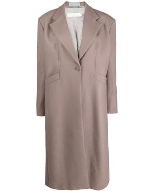 D'Estree Cappotto Monopetto Barbara - Marrone