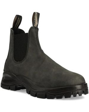 Blundstone Elastic-Sided Pull-Tab Boots - Black