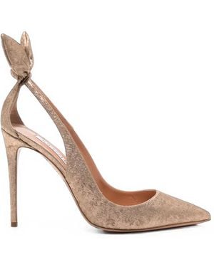 Aquazzura Bow Tie Pumps - White