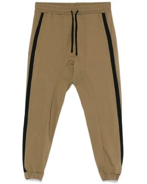 Thom Krom Trainingsbroek Met Zijstreep - Naturel