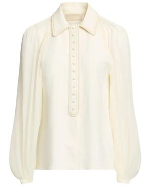 Elie Saab Cord-Embellished Shirt - White