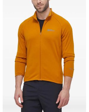 Jack Wolfskin Baiselberg Zip-Up Jumper - Orange