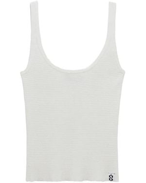 Jonathan Simkhai Rayne Knit Tank Top - White